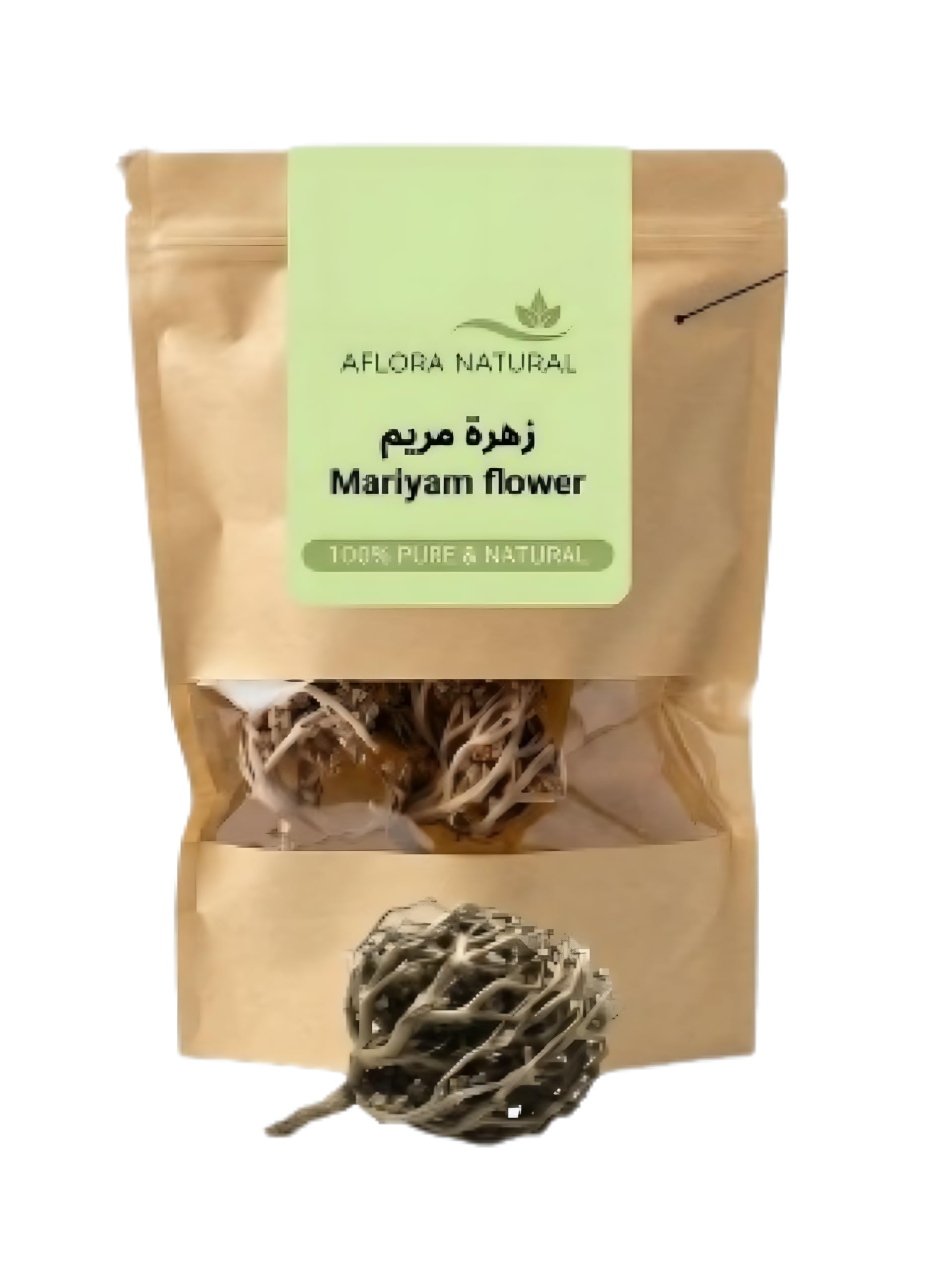 61bIfrdSUkL.jpg Hajarat Mariam Jericho Rose, Resurrection Flower, Natural Dried Desert Plant, Anastatica Hierochuntica, Decoration & Cultural Use, Pack of 2 - Image 1
