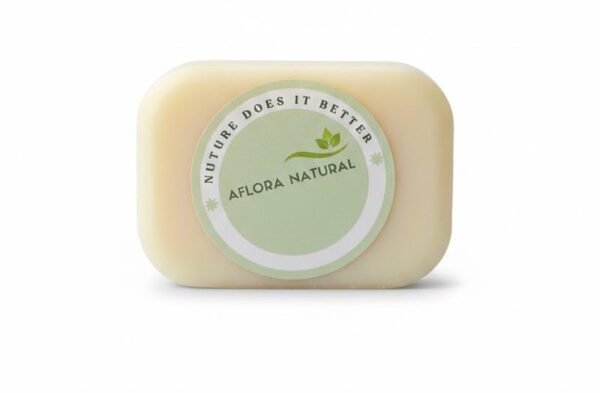 Aflora Natural Donkey Milk Soap, Premium Handmade Bar for Face and Body, Gentle Cleansing Traditional Skin Care, 100g