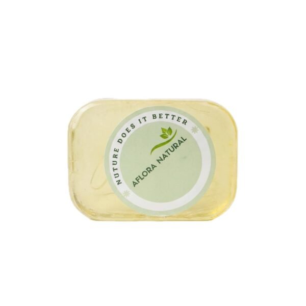 AFLORA NATURAL Glycerine Soap Bar for Body & Hands, Pure Gentle Cleanser, Transparent Moisturising & Hydrating