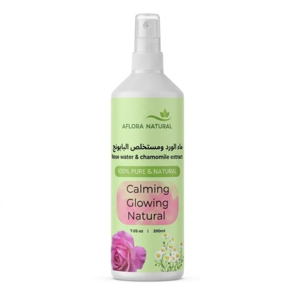 Rose Water Facial Mist with Chamomile Extract, 200ml