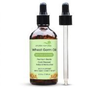AFLORA NATURAL Wheat Germ Oil, 100ml, Nourishing Moisturiser for Skin and Hair, Revitalising Botanical Beauty Oil