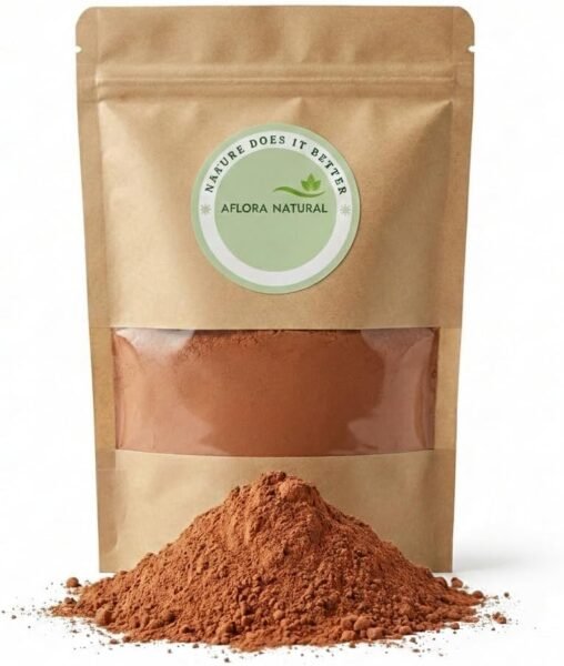 Moroccan Red Clay Powder, 100% Pure and Natural, Mineral-Rich Face and Hair Mask for Deep Cleansing, Surface Balance, and Smooth Texture, Suitable for All Skin Types (100 gm)