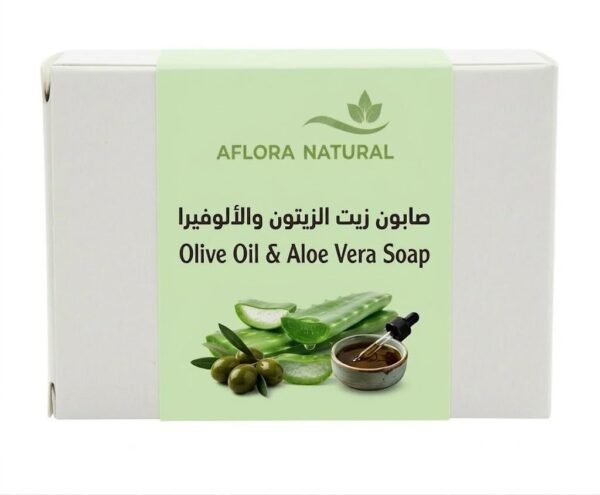 Olive Oil and Aloe Vera Herbal Soap Bar 1pc
