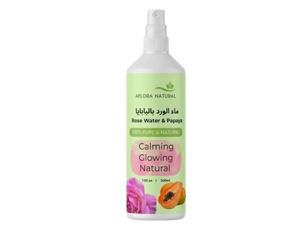 Rose Water Facial Toner with Papaya Extract, 200ml