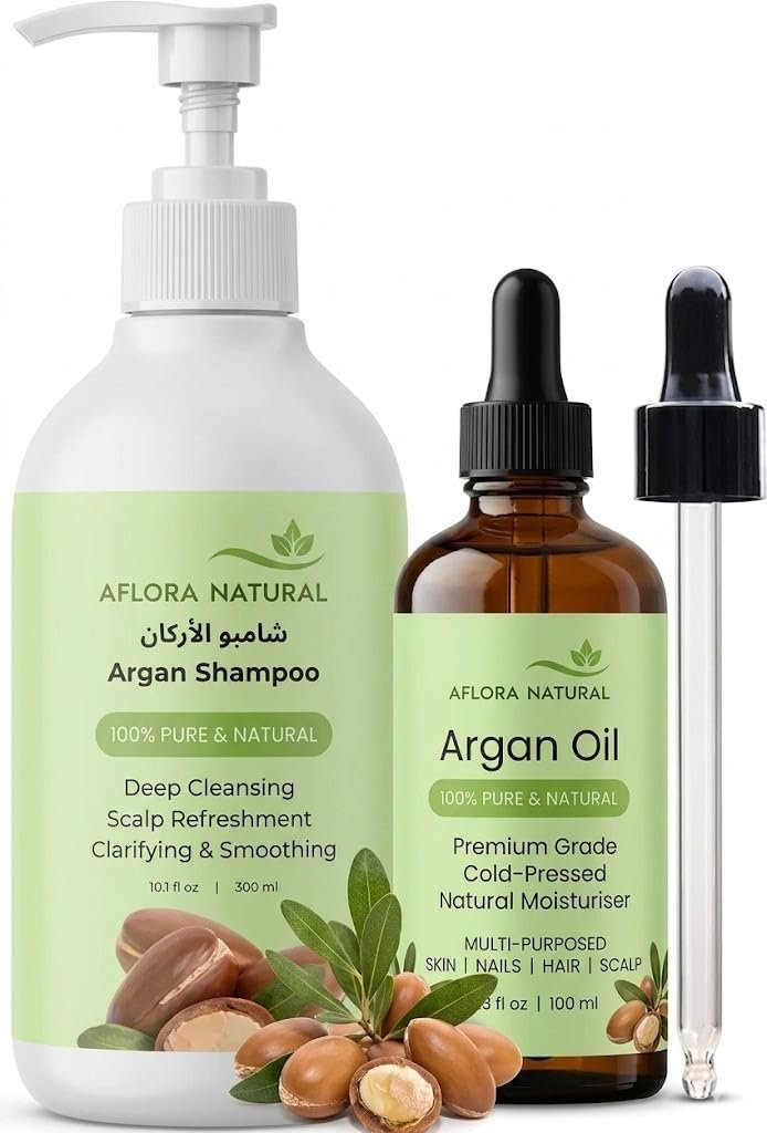 Complete Argan Beauty Duo | Includes Clarifying Shampoo & Multi-Purpose Cosmetic Oil
