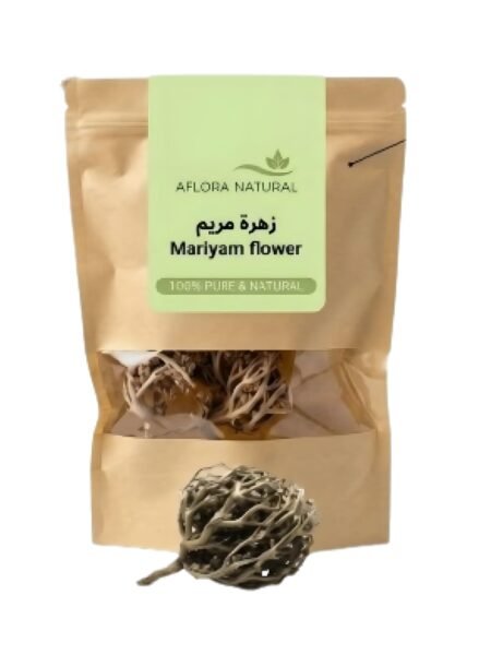 Hajarat Mariam Jericho Rose, Resurrection Flower, Natural Dried Desert Plant, Anastatica Hierochuntica, Decoration & Cultural Use, Pack of 2
