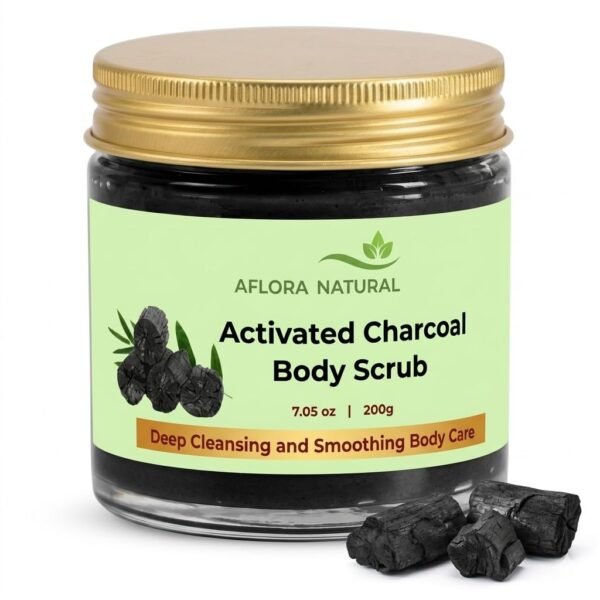 Activated Charcoal Sugar Scrub, 200g