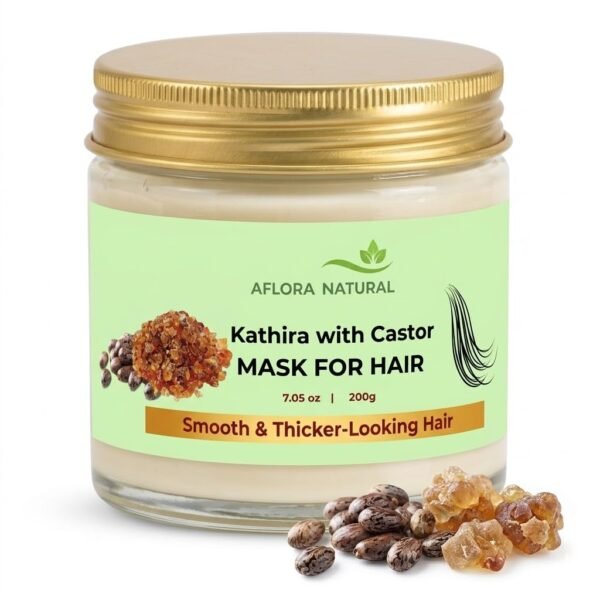Hair Mask with Kathira and Castor Oil, 200g
