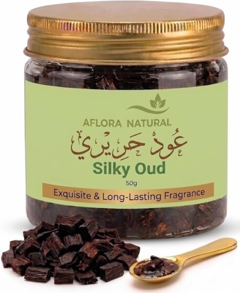 Silky Oud Premium Scented Agarwood Chips Incense , 50g