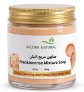 Aflora Frankincense Mixture Soap Bar, Natural Herbal Formula, Deep Purifying, for Face and Body, Artisan Beauty Bar, 250g