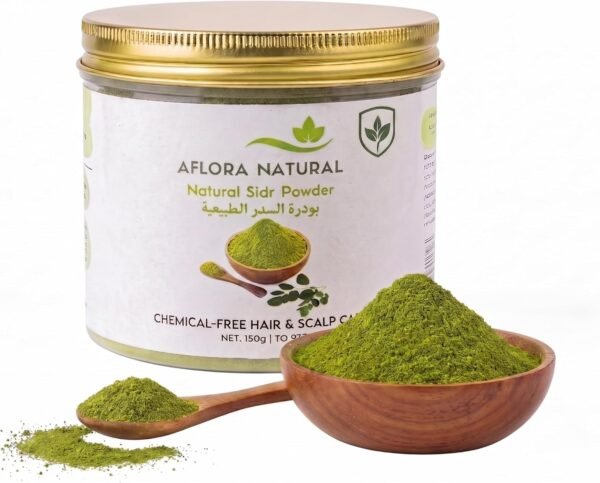 Pure Sidr Leaf Powder for Hair, 150g, Natural Herbal Hair Care, Strengthens Roots, Reduces Hair Fall, Chemical-Free, All Hair Types (300 gram)