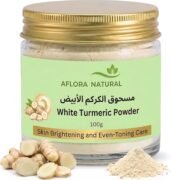 AFLORA NATURAL White Turmeric Powder, Pure Kachur Curcuma Zedoaria Poolankilangu, 100g, for Face and Skin, Non-Staining Cosmetic Botanical