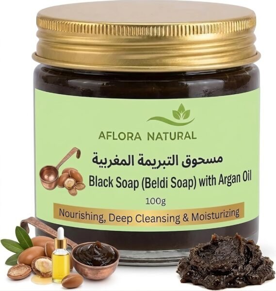 Black Soap Beldi with Argan Oil, 100g