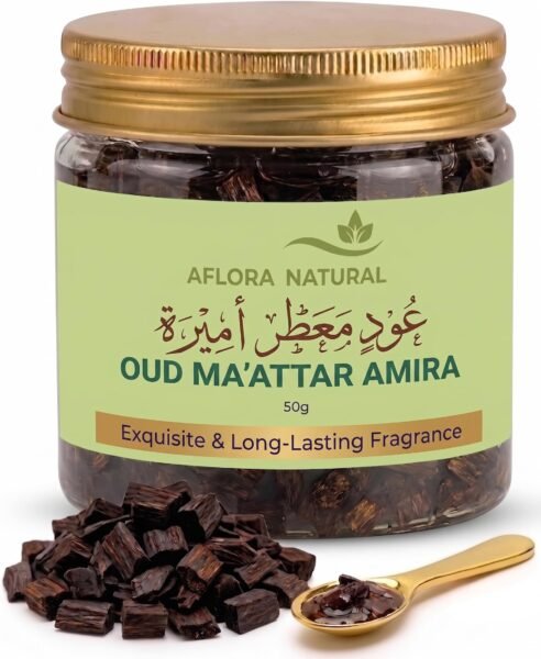 Oud Ma'attar Amira Agarwood Chips, 50g